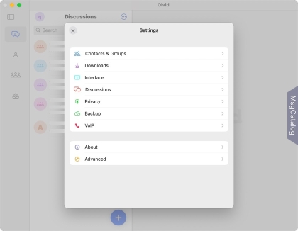 Olvid для Mac - скриншот 2