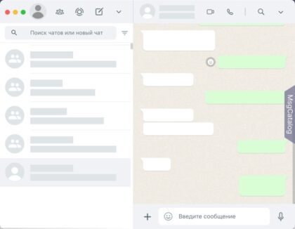 WhatsApp для macOS - скриншот 1