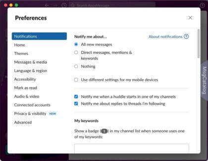 Slack для Mac - скриншот 2