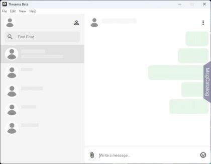 Threema для Windows - скриншот 1