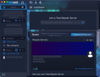 TeamSpeak для Mac - скриншот 2